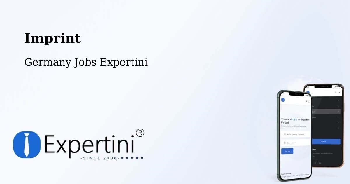 Imprint – Westerstede - Germany Jobs Expertini